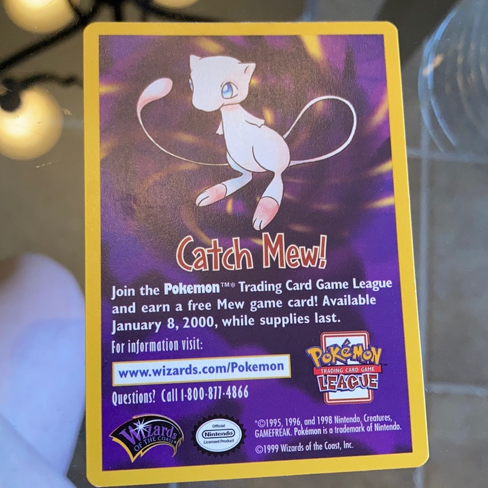 Random Pokémon Promo Coupon Card